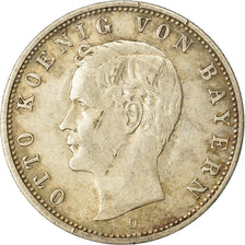Coin, German States, BAVARIA, Otto, 2 Mark, 1904, Munich, EF(40-45), Silver