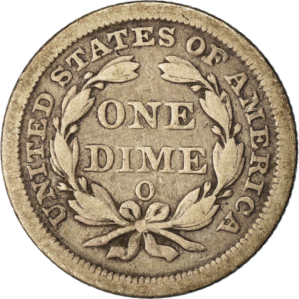 Monnaie, États-Unis, Seated Liberty Dime, Dime, 1856, U.S. Mint, New Orleans