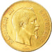 Moeda, França, Napoleon III, 100 Francs, 1857, Paris, EF(40-45), Dourado