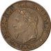 FRANCE, Napoléon III, Centime, 1861, Paris, KM #795.1, AU(50-53), Bronze, Gadour