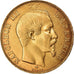 Moneta, Francia, Napoleon III, Napoléon III, 50 Francs, 1857, Paris, BB, Oro