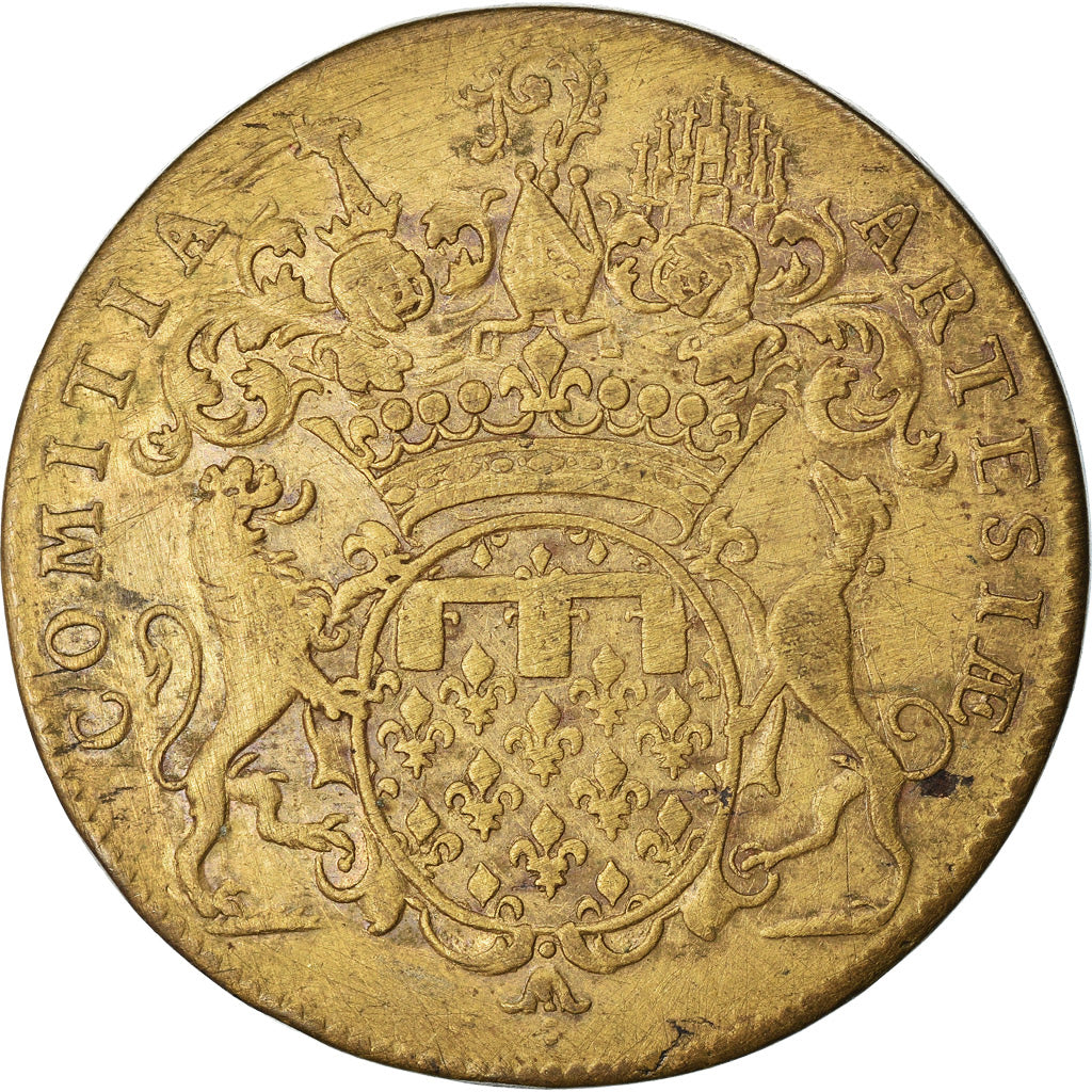France, Jeton, Royal, Louis XV, États d'Artois, 1726, TTB, Cuivre