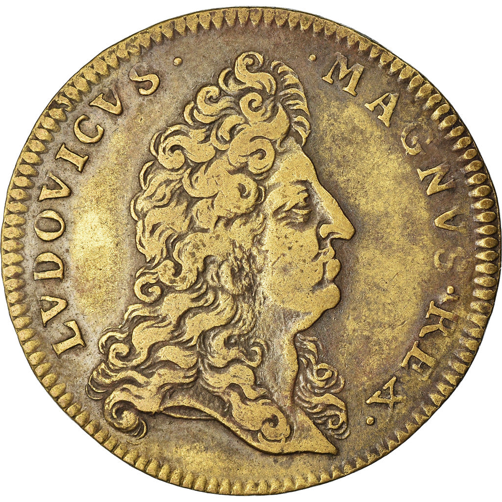 France, Token, Royal, Louis XIV, Bataille de Seneffe, EF(40-45), Brass