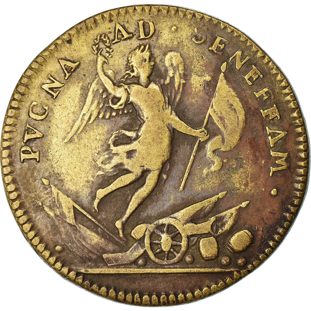 France, Token, Royal, Louis XIV, Bataille de Seneffe, EF(40-45), Brass