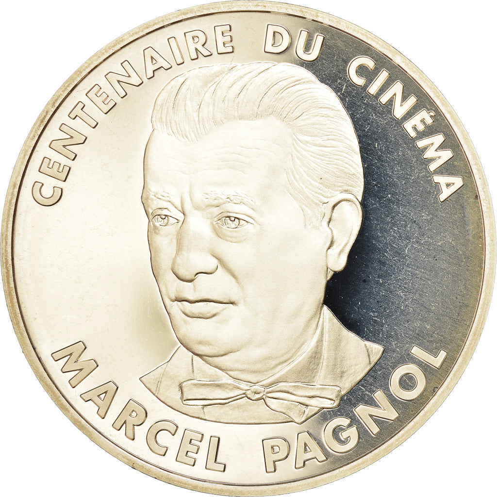 Coin, France, Marcel Pagnol, 100 Francs, 1995, Paris, BE, MS(65-70), Silver