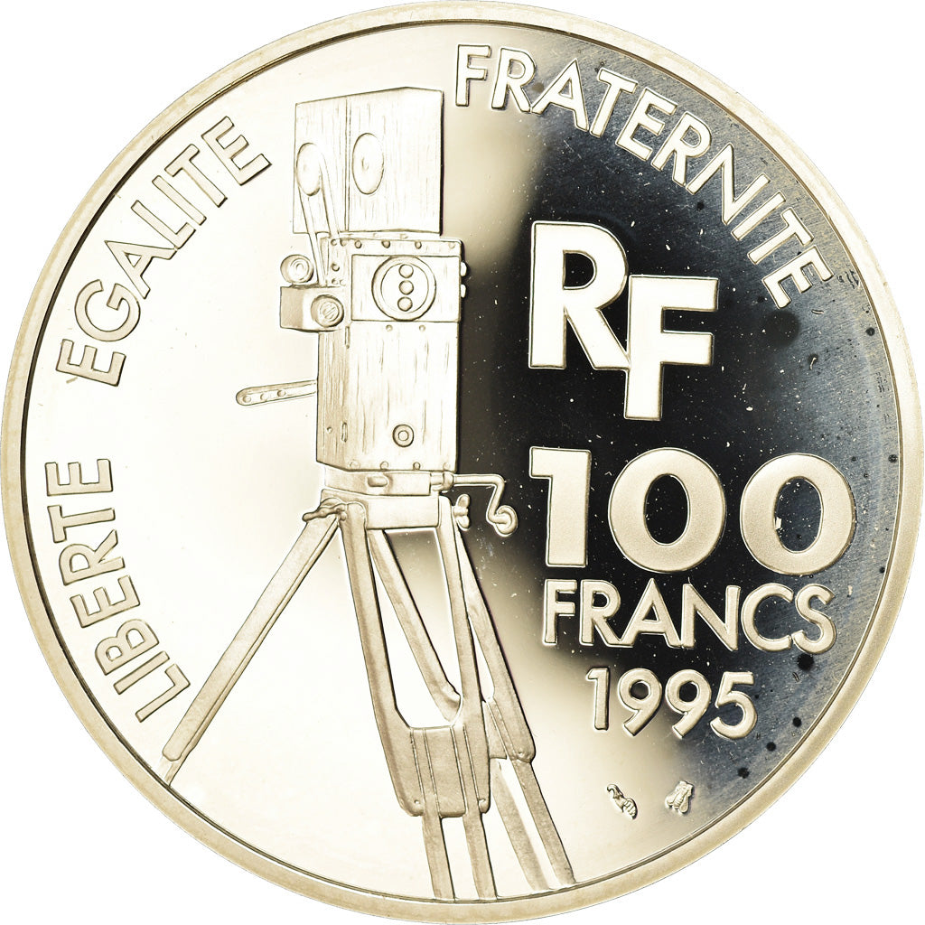 Coin, France, Marcel Pagnol, 100 Francs, 1995, Paris, BE, MS(65-70), Silver