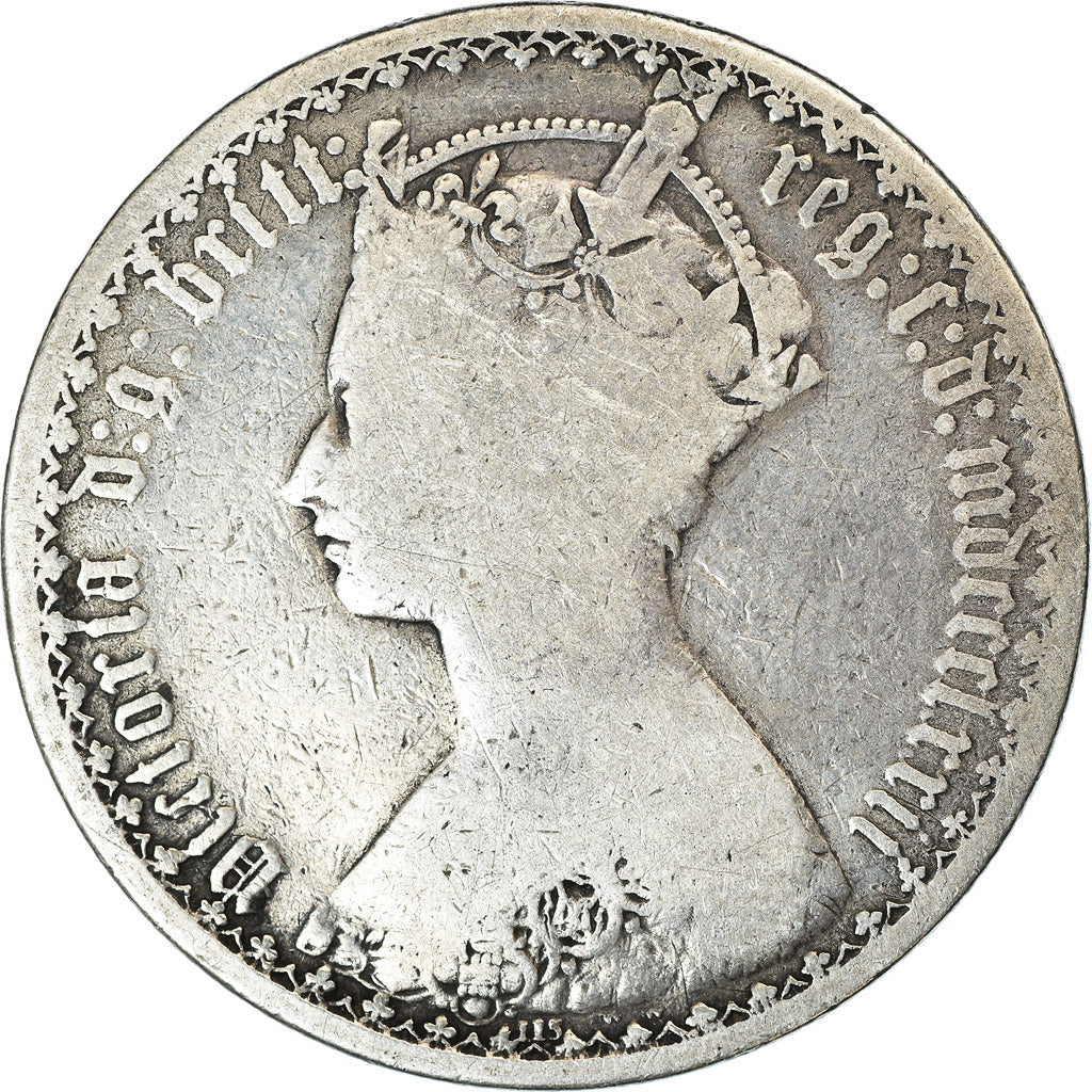 Coin, Great Britain, Victoria, Florin, Two Shillings, 1872, London, VG(8-10)
