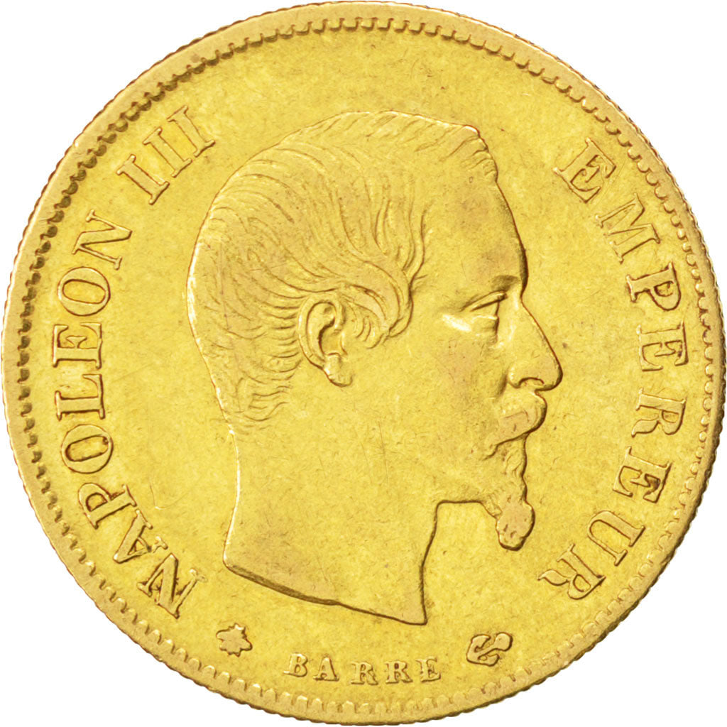 Coin, France, Napoleon III, Napoléon III, 10 Francs, 1860, Strasbourg