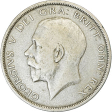 Coin, Great Britain, George V, 1/2 Crown, 1920, VF(30-35), Silver, KM:818.1a