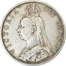 Coin, Great Britain, Victoria, Florin, Two Shillings, 1889, London, EF(40-45)