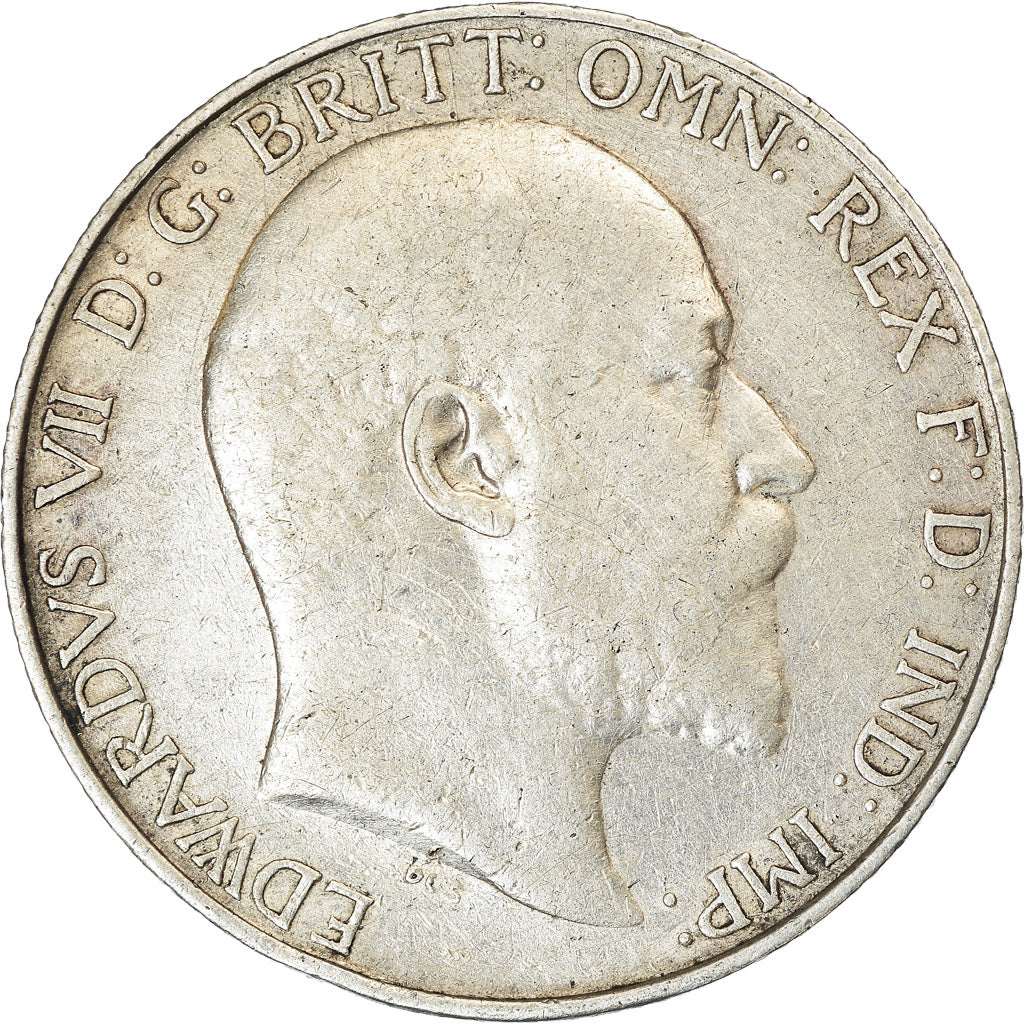 Coin, Great Britain, Edward VII, Florin, Two Shillings, 1905, VF(30-35), Silver