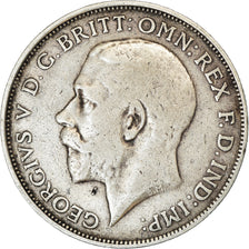 Coin, Great Britain, George V, Florin, Two Shillings, 1913, VF(30-35), Silver