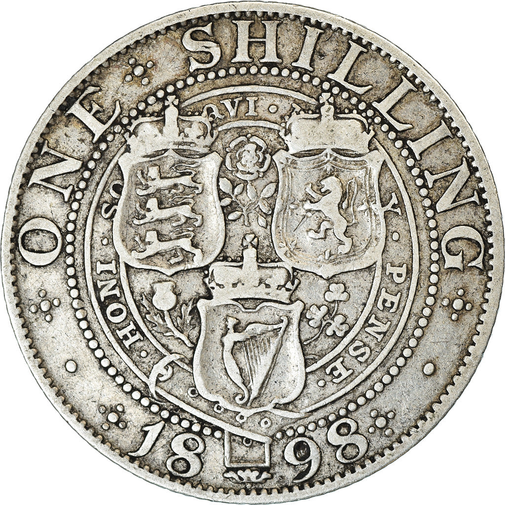 Coin, Great Britain, Victoria, Shilling, 1898, VF(30-35), Silver, KM:780