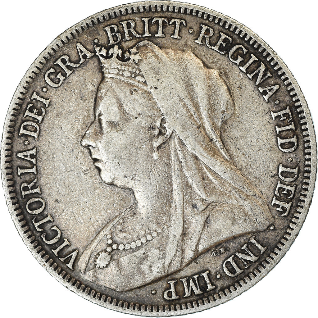 Coin, Great Britain, Victoria, Shilling, 1899, VF(30-35), Silver, KM:780