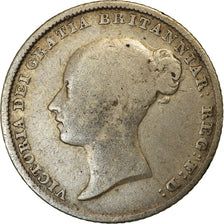 Coin, Great Britain, Victoria, 6 Pence, 1844, VF(20-25), Silver, KM:733.1