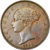 Coin, Great Britain, Victoria, 1/2 Penny, 1853, EF(40-45), Copper, KM:726