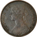 Coin, Great Britain, Victoria, Farthing, 1861, EF(40-45), Bronze, KM:747.2