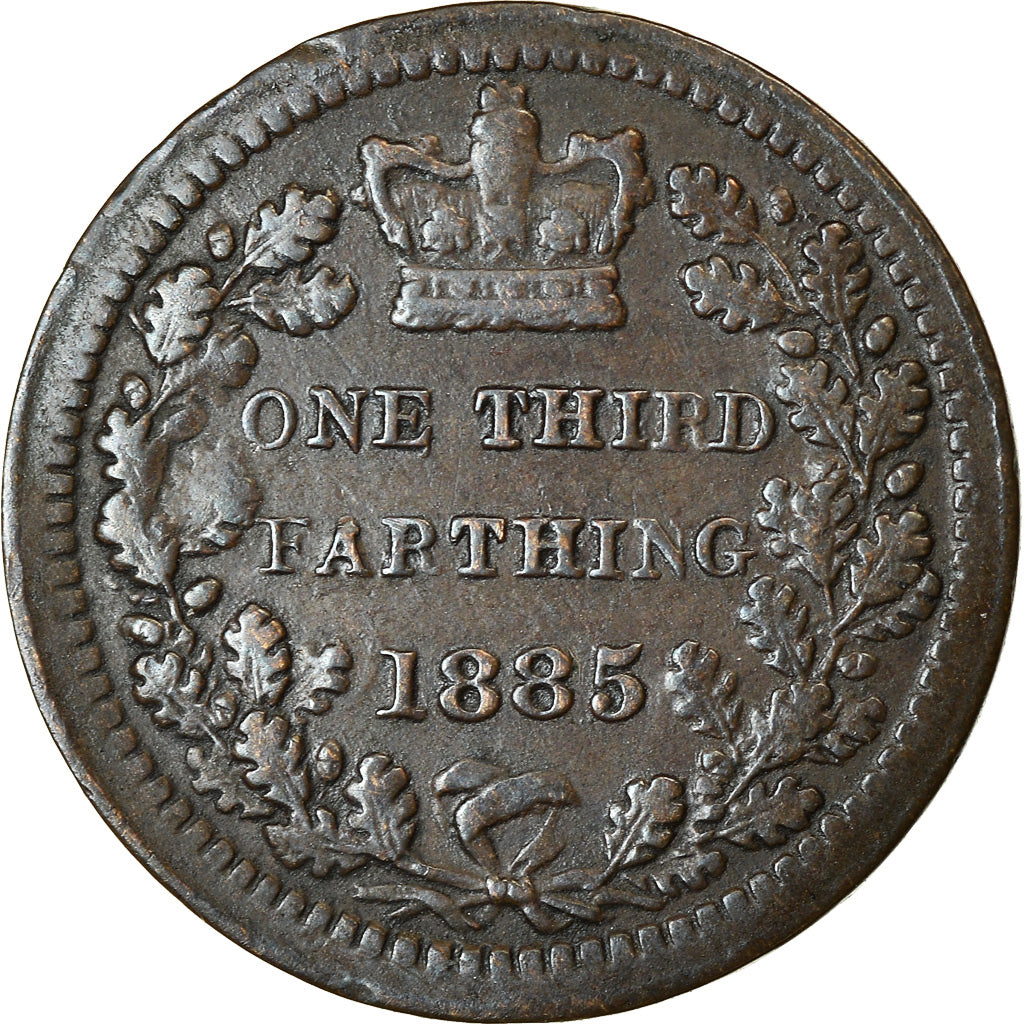 Moneta, Gran Bretagna, Victoria, 1/3 Farthing, 1885, BB+, Bronzo, KM:750