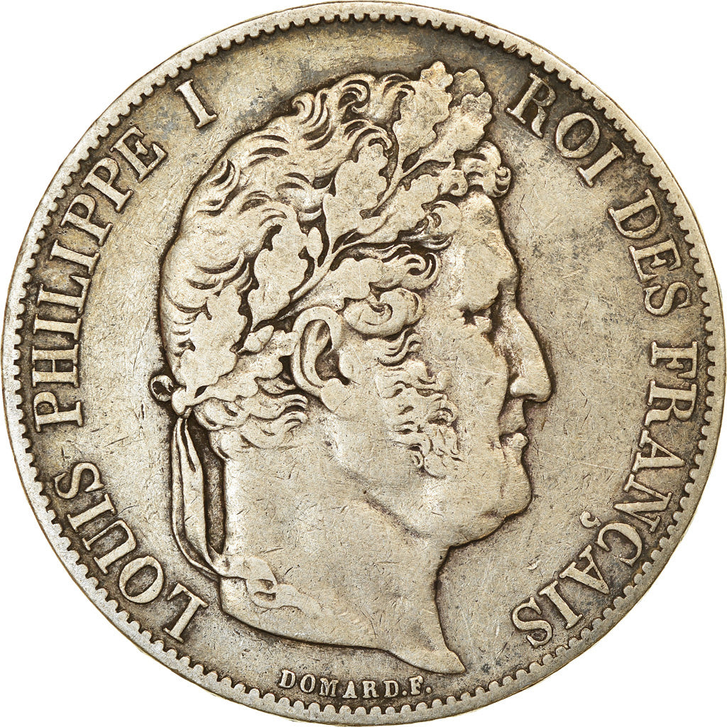 Coin, France, Louis-Philippe, 5 Francs, 1846, Paris, VF(30-35), Silver, KM:749.1