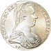 Monnaie, Autriche, Joseph II, Thaler, 1780, Vienna, Refrappe, SUP+, Argent