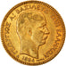 Moeda, Grécia, George I, 20 Drachmai, 1884, Paris, EF(40-45), Dourado, KM:56