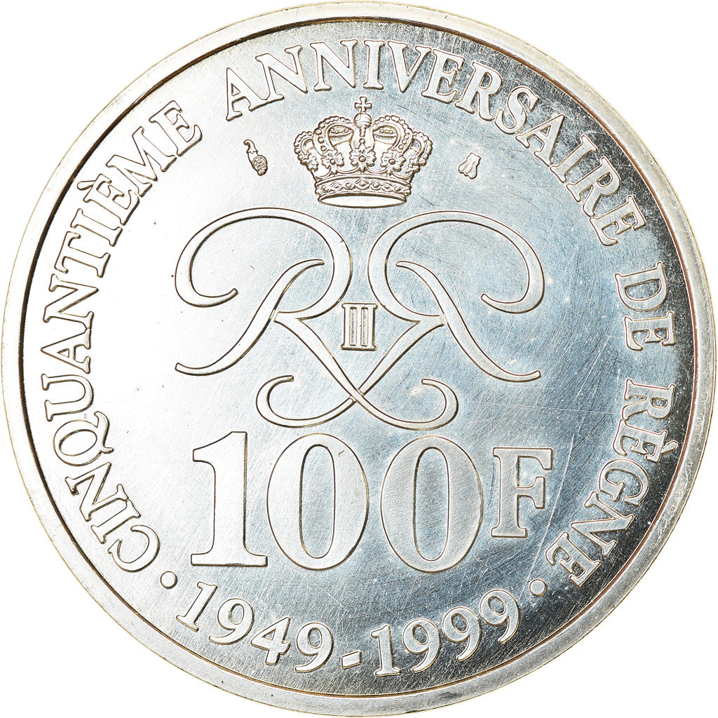 Moneta, Monaco, Rainier III, 100 Francs, 1999, Paris, SPL+, Argento, KM:175