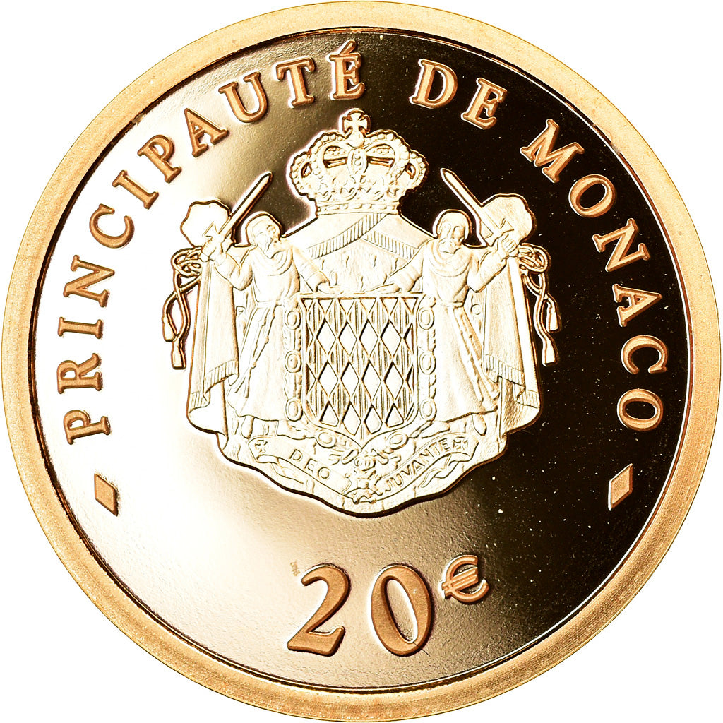 Monaco, 20 Euro, 2008, FDC, Oro, KM:198