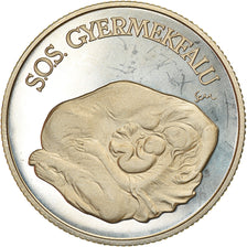 Coin, Hungary, 100 Forint, Szaz, 1990, MS(65-70), Copper-nickel, KM:700