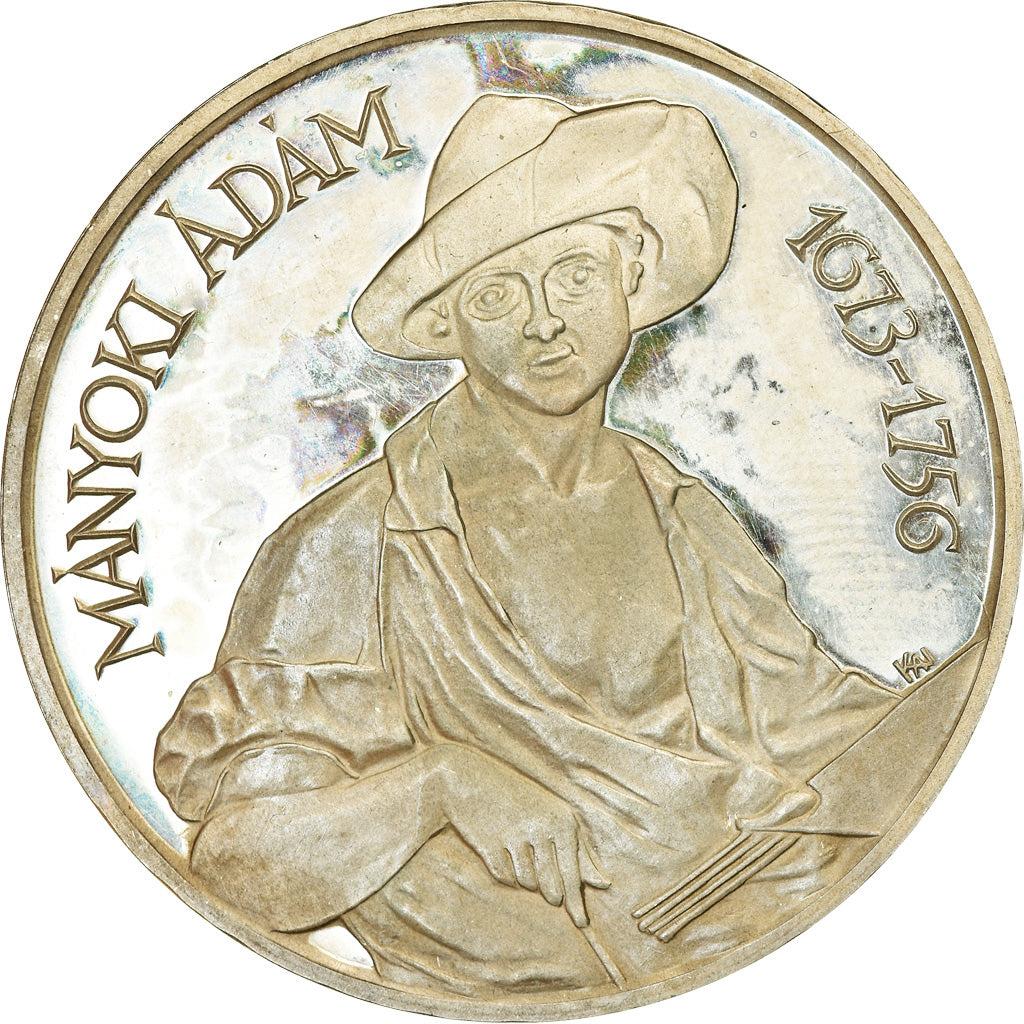 Moneda, Hungría, 200 Forint, Ketszaz, 1977, SC+, Plata, KM:610