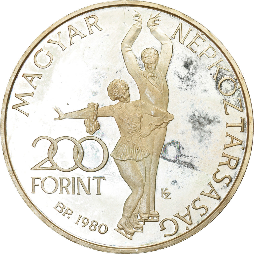 Münze, Ungarn, 200 Forint, 1980, VZ+, Silber, KM:618