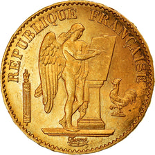 Coin, France, Génie, 20 Francs, 1876, Paris, MS(60-62), Gold, KM:825