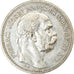 Moneta, Ungheria, Franz Joseph I, Korona, 1915, Kremnitz, BB+, Argento, KM:492