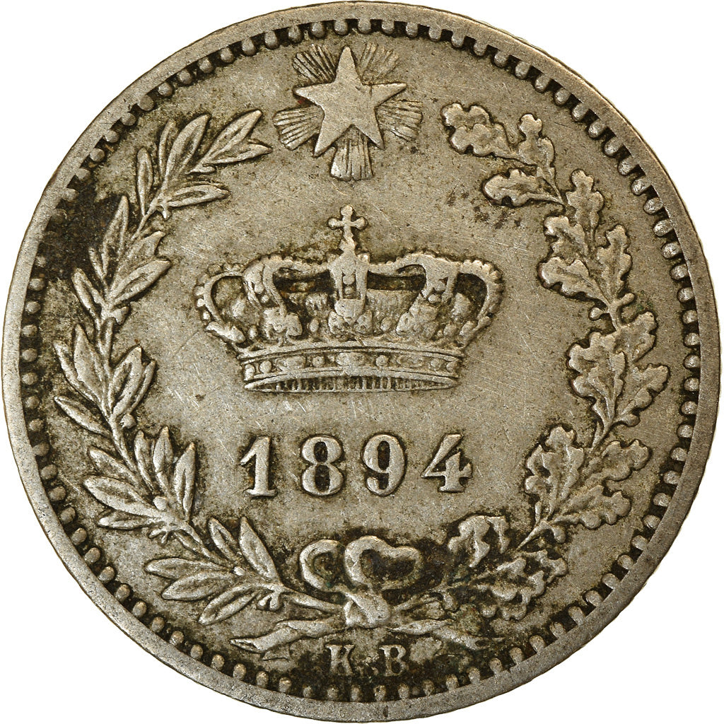 Moneta, Italia, Umberto I, 20 Centesimi, 1894, Berlin, BB, Rame-nichel, KM:28.1