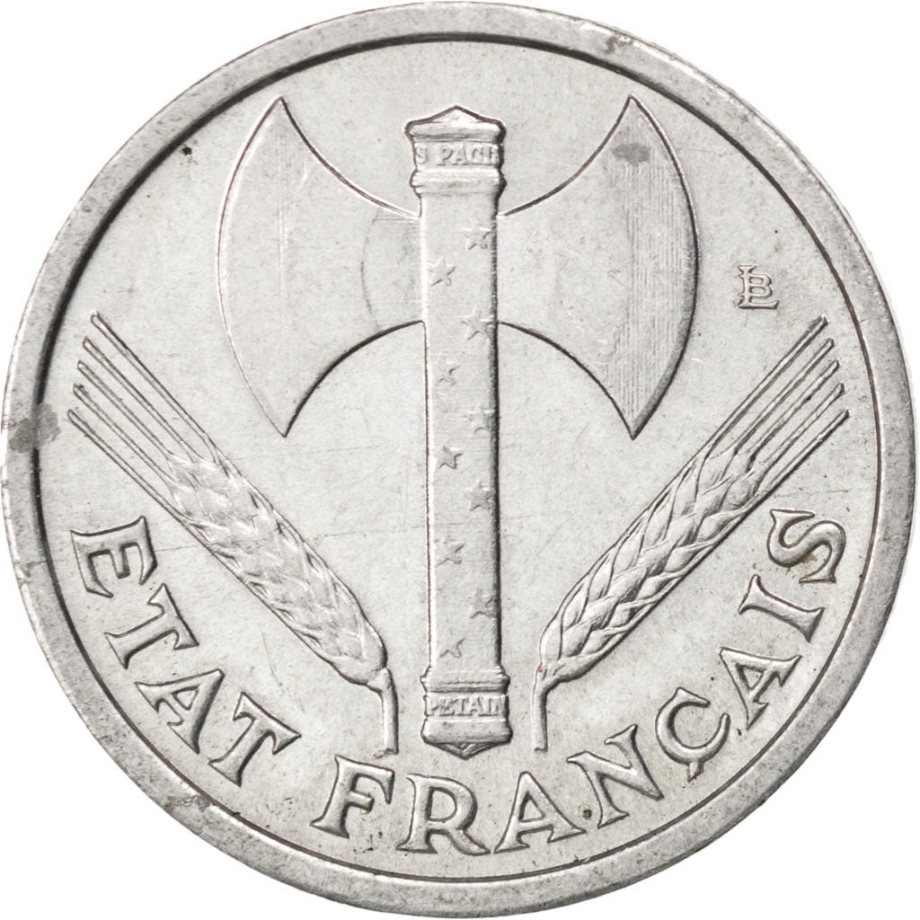 FRANCE, Bazor, Franc, 1942, Paris, KM #902.1, MS(60-62), Aluminum, 23, Gadoury..