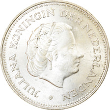 Coin, Netherlands, Juliana, 10 Gulden, 1970, AU(50-53), Silver, KM:195