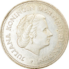Coin, Netherlands, Juliana, 10 Gulden, 1970, AU(50-53), Silver, KM:195