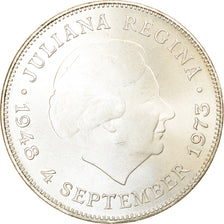 Coin, Netherlands, Juliana, 10 Gulden, 1973, Utrecht, AU(55-58), Silver, KM:196