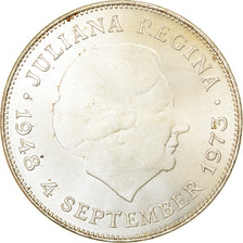 Coin, Netherlands, Juliana, 10 Gulden, 1973, Utrecht, AU(55-58), Silver, KM:196