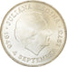 Coin, Netherlands, Juliana, 10 Gulden, 1973, Utrecht, MS(60-62), Silver, KM:196
