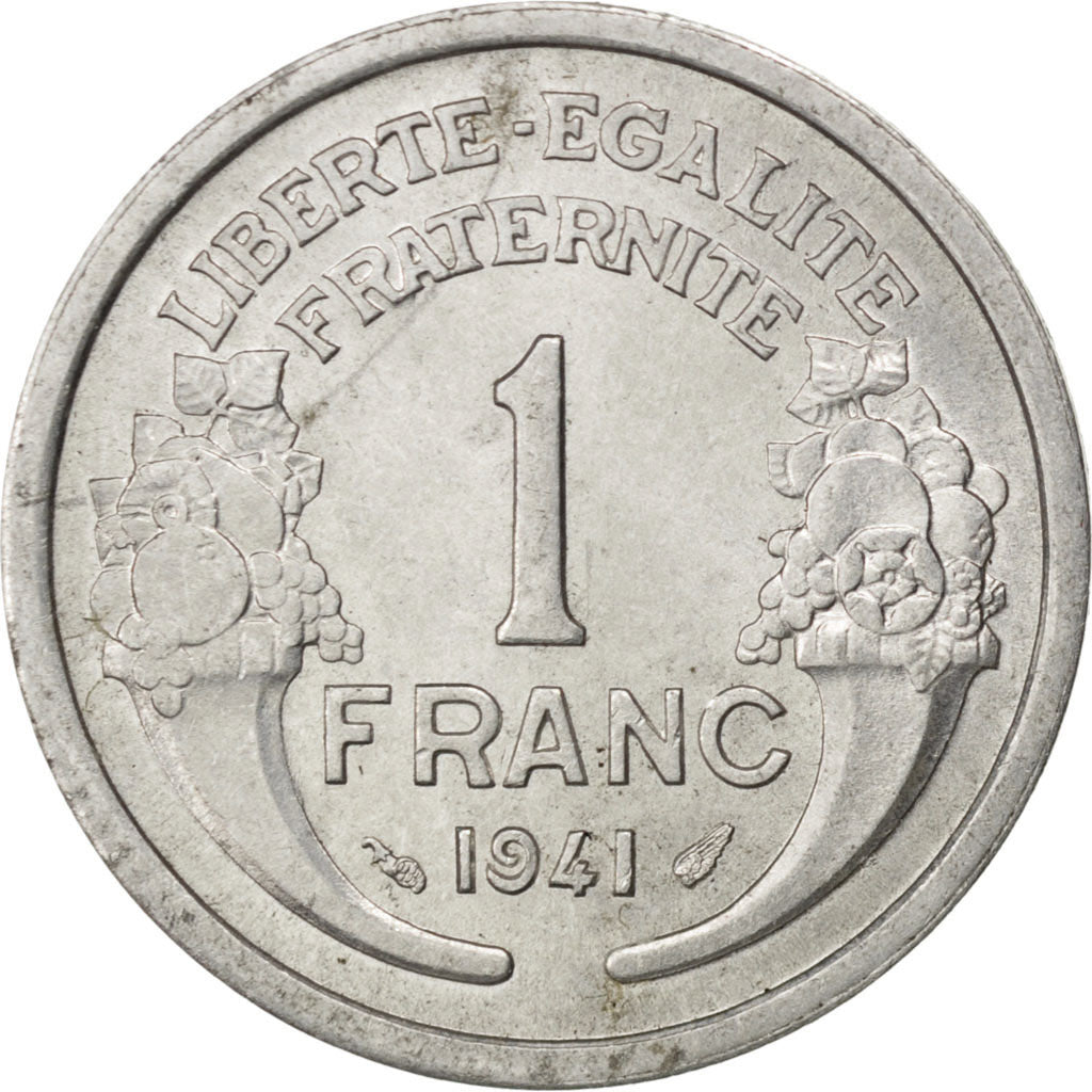 Francia, Morlon, Franc, 1941, SPL-, Alluminio, KM:885a.1, Gadoury:473