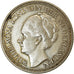 Coin, Netherlands, Wilhelmina I, 25 Cents, 1928, AU(50-53), Silver, KM:164