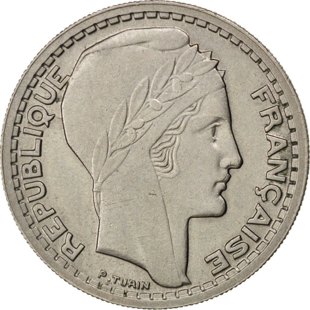 Moneda, Francia, Turin, 10 Francs, 1945, EBC, Cobre - níquel, KM:908.1