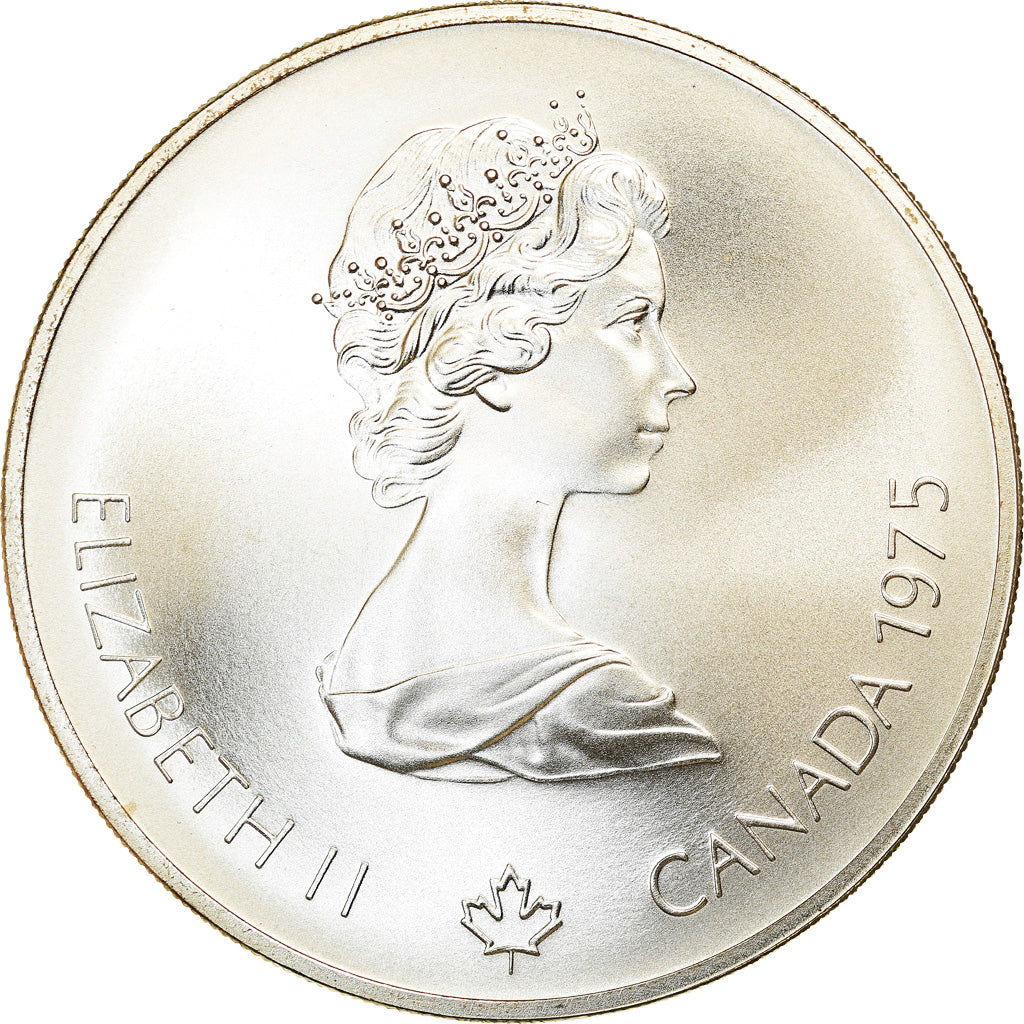 Coin, Canada, Elizabeth II, 5 Dollars, 1975, Royal Canadian Mint, Ottawa