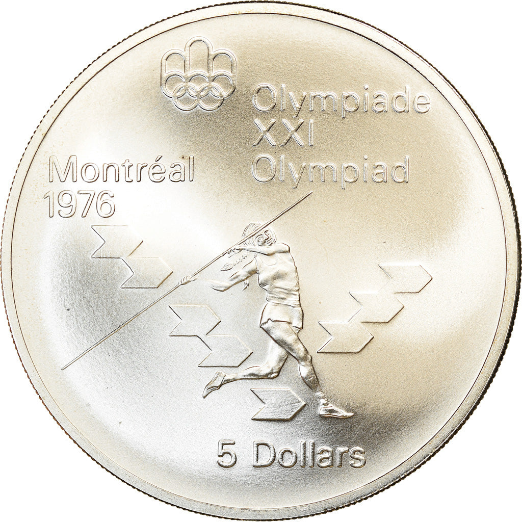 Coin, Canada, Elizabeth II, 5 Dollars, 1975, Royal Canadian Mint, Ottawa