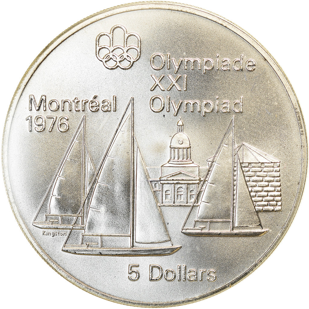 Coin, Canada, Elizabeth II, 5 Dollars, 1973, Royal Canadian Mint, Ottawa