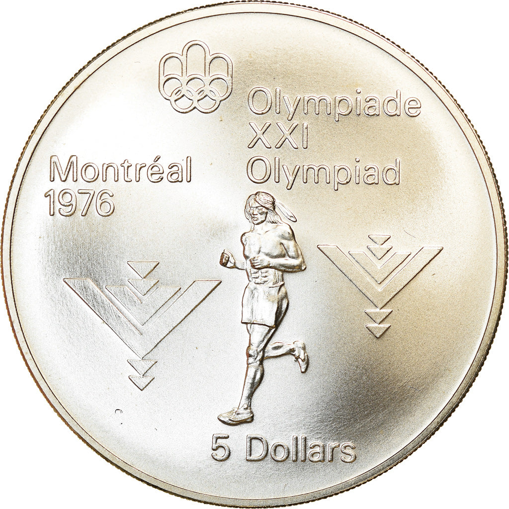 Coin, Canada, Elizabeth II, 5 Dollars, 1975, Royal Canadian Mint, Ottawa