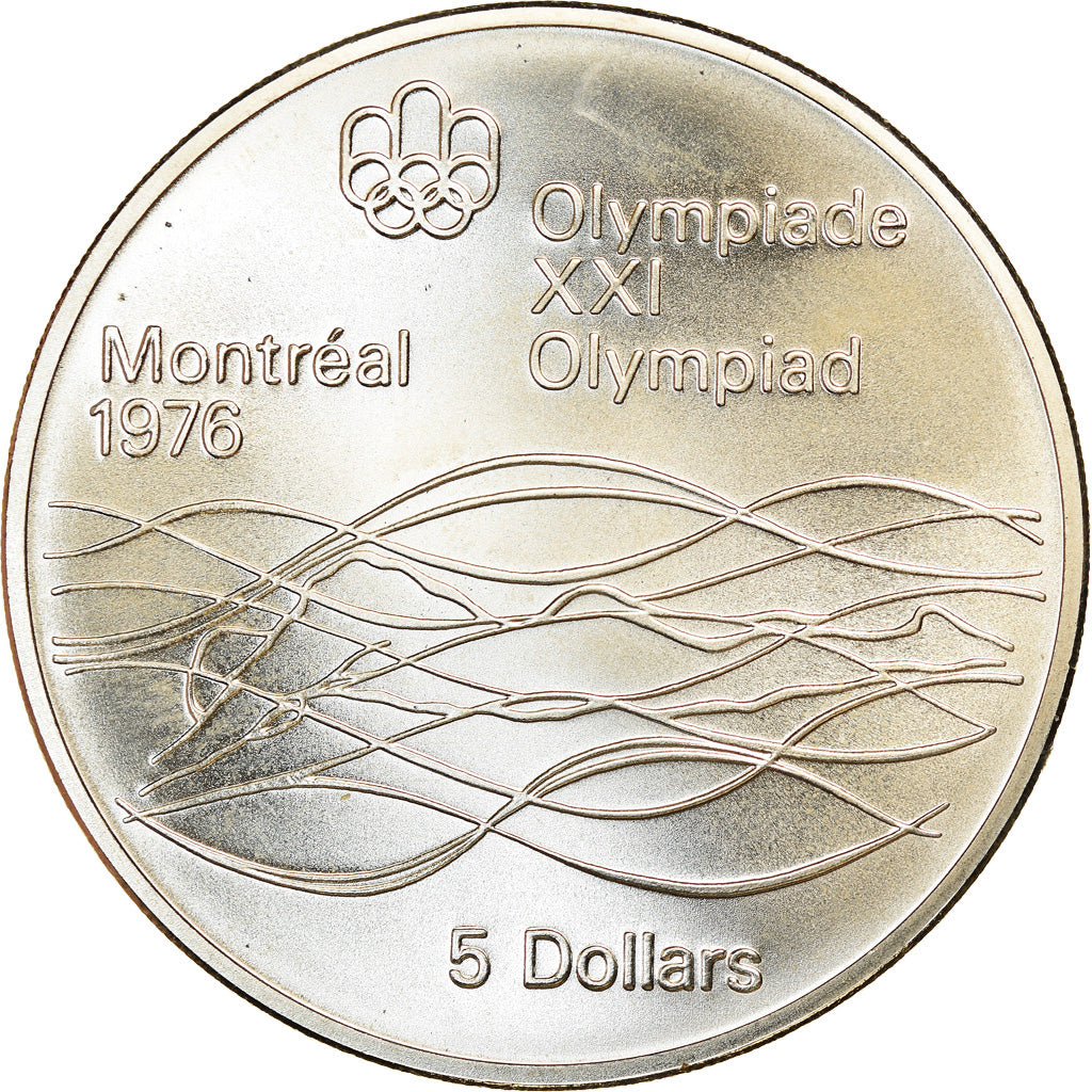Coin, Canada, Elizabeth II, 5 Dollars, 1975, Royal Canadian Mint, Ottawa