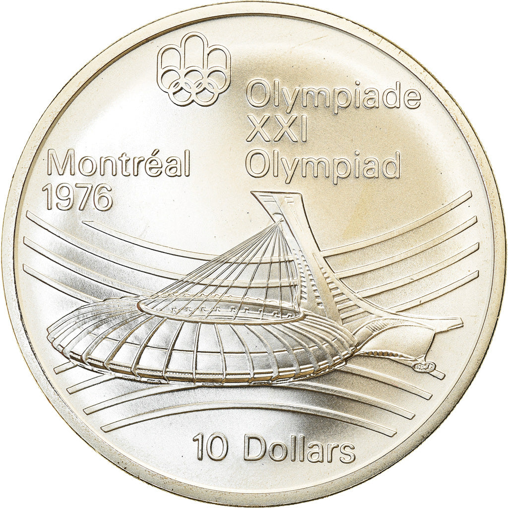 Coin, Canada, Elizabeth II, 10 Dollars, 1976, Royal Canadian Mint, Ottawa