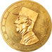 França, medalha, Mémorial du Général de Gaulle, 1972, Dourado, MS(65-70)