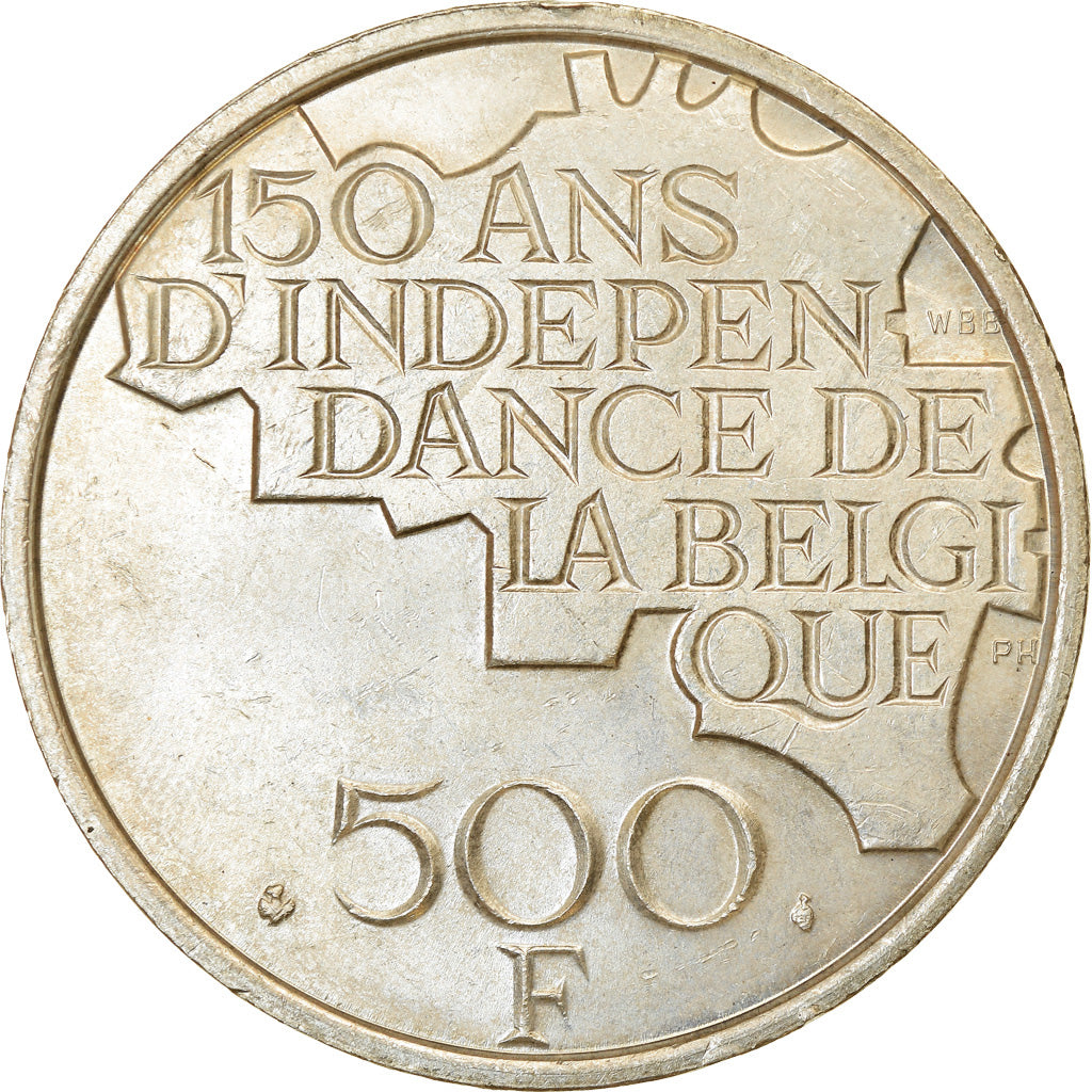 Monnaie, Belgique, 500 Francs, 500 Frank, 1980, Bruxelles, SUP, Silver Clad